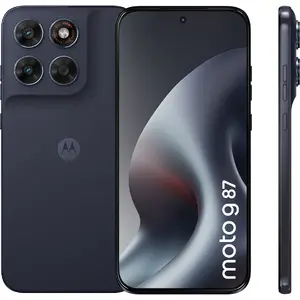 Motorola moto g87 5G viedtālrunis ar 6.78 collu displeju, 8 GB RAM, 256 GB atmiņu, 200 MP dubulto kameru un 5200 mAh akumulatoru, pelēks