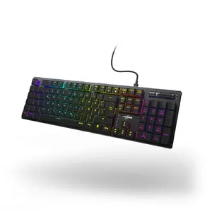 Mehāniskā spēļu tastatūra uRage Exodus 910, USB, QWERTZ vācu izkārtojums, melna