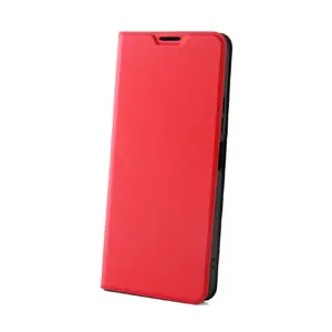 iLike Slim grāmatas tipa maciņš Xiaomi Redmi 12 viedtālrunim, sarkans