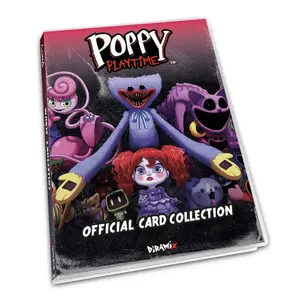 Poppy Playtime uzlīmju albums ar 1 paciņu