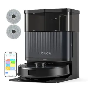 Lubluelu S1000 robotizētais putekļu sūcējs, bezmaisa, 0.3 L, 5200 mAh, 180 min darbības laiks