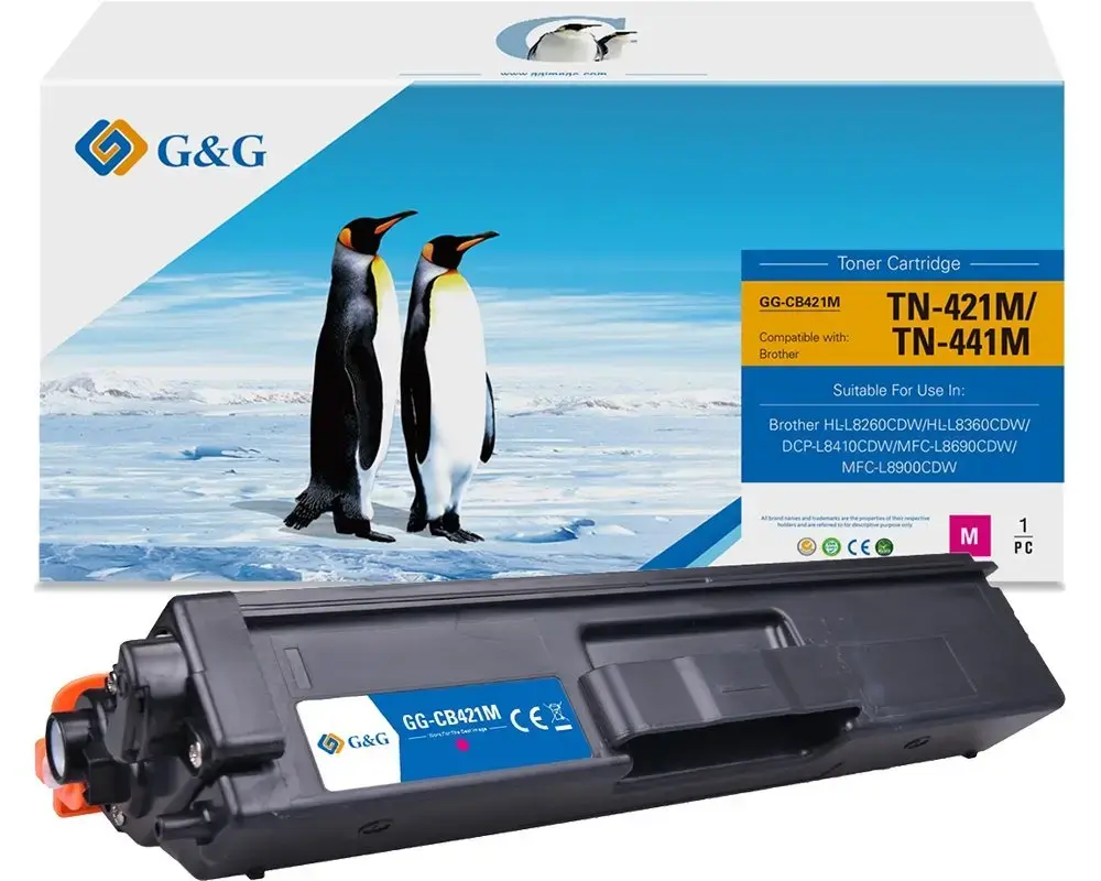 G&G NT-CB421M Magenta Toner Cartridge for Brother Photo 2