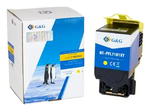G&G 17058 Compatible Yellow Toner Cartridge for Lexmark