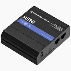 Teltonika RUT241 Compact 4G LTE Router with Universal Power Supply