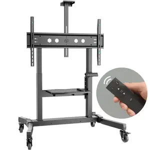 ONKRON TS1991E-B Mobile Electric TV Stand for 50-100 inch Screens up to 130 kg