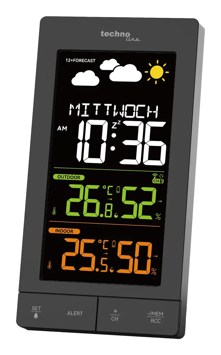 TechnoLine WS 6458 digitālā meteoroloģiskā stacija Photo 2