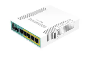 Проводной маршрутизатор Mikrotik hEX PoE, 800 МГц, 128 МБ ОЗУ, 5x Gigabit Ethernet