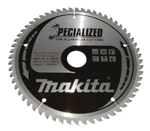 Пильный диск Makita Specialized 210 мм, посадочное отверстие 30 мм для алюминия