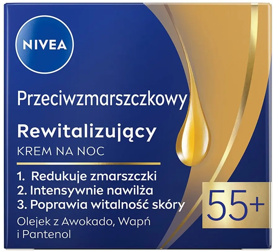 Nivea pretgrumbu nakts krēms 55+, 018128226
