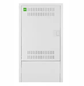 ELEKTROPLAST MSF RN WS 2x12 Multimedia Floor-Standing Metal Distribution Board, White