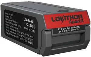 Lokithor LO-LIPO LiPo Battery for ApartX, 1500A, 44.4Wh