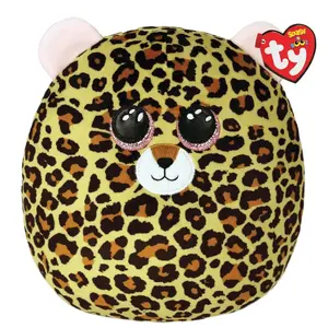 Ty Squish-a-Boos Livvie Spotted Leopard Soft Toy 30 cm