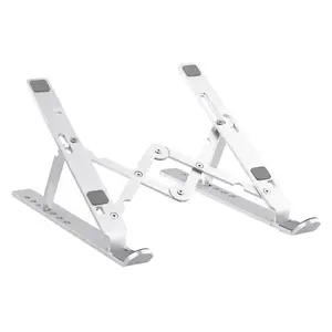 T'nB iClick Aluminium Stand for Laptops and Tablets up to 17 inches, Silver