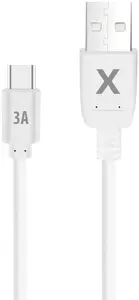 Techonic Maxlife USB uz USB-C kabelis 1,5 m 3A balts