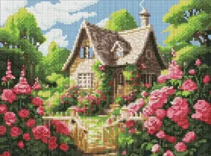 Ideyka Diamond Painting Kit Cozy House 30x40cm