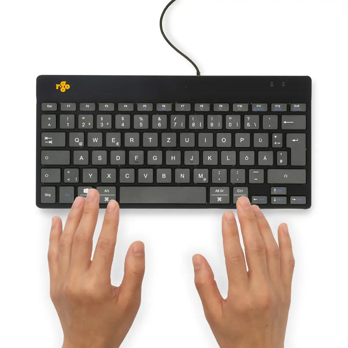 R-Go Tools Compact Break Ergonomic Keyboard QWERTZ Photo 4