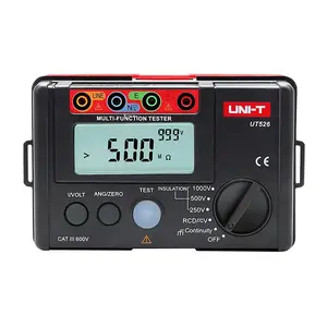 Uni-T UT526 Multifunction Electrical Tester for Insulation Resistance, RCD, and Continuity Testing