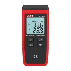Двухканальный контактный термометр Uni-T UT320D