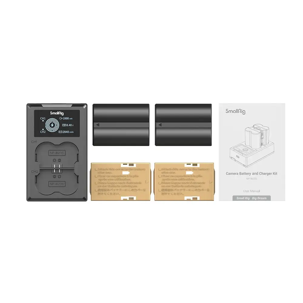 SmallRig 3822 NP-W235 akumulatora un lādētāja komplekts Photo 7