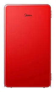 Midea MDRD142SLE32 Freestanding Refrigerator, 93 L, Energy Class E, Red