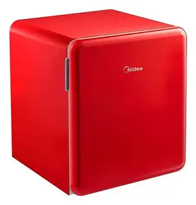 Midea MDRD86SLE32 Freestanding Refrigerator, 47 L, Energy Class E, Red