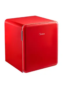 Midea MDRD86SLE32 Freestanding Refrigerator, 47 L, Energy Class E, Red
