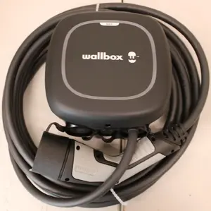 Wallbox Pulsar Max elektroauto uzlādes stacija, 22 kW, Wi-Fi, Bluetooth, 5 m kabelis, melna