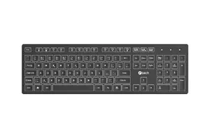 C-TECH KB-201-BL Low Profile Keyboard