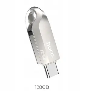 Hoco UD8 USB Flash Drive 128GB with Dual USB-A and USB-C Connectors