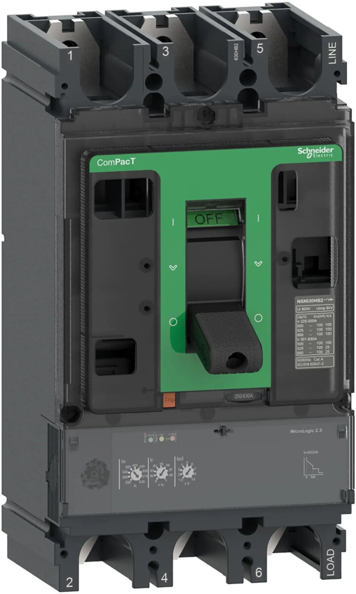Schneider Electric ComPacT NSX400N jaudas slēdzis