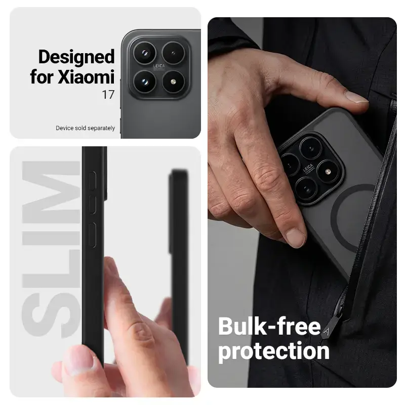 Crong Hybrid Matte Magnetic vāciņš Xiaomi 17 Photo 2