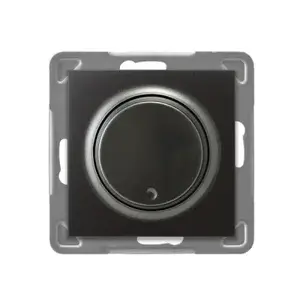 Ospel ŁP-8Y/m/50 Rotary Dimmer and Switch, Anthracite, 230V