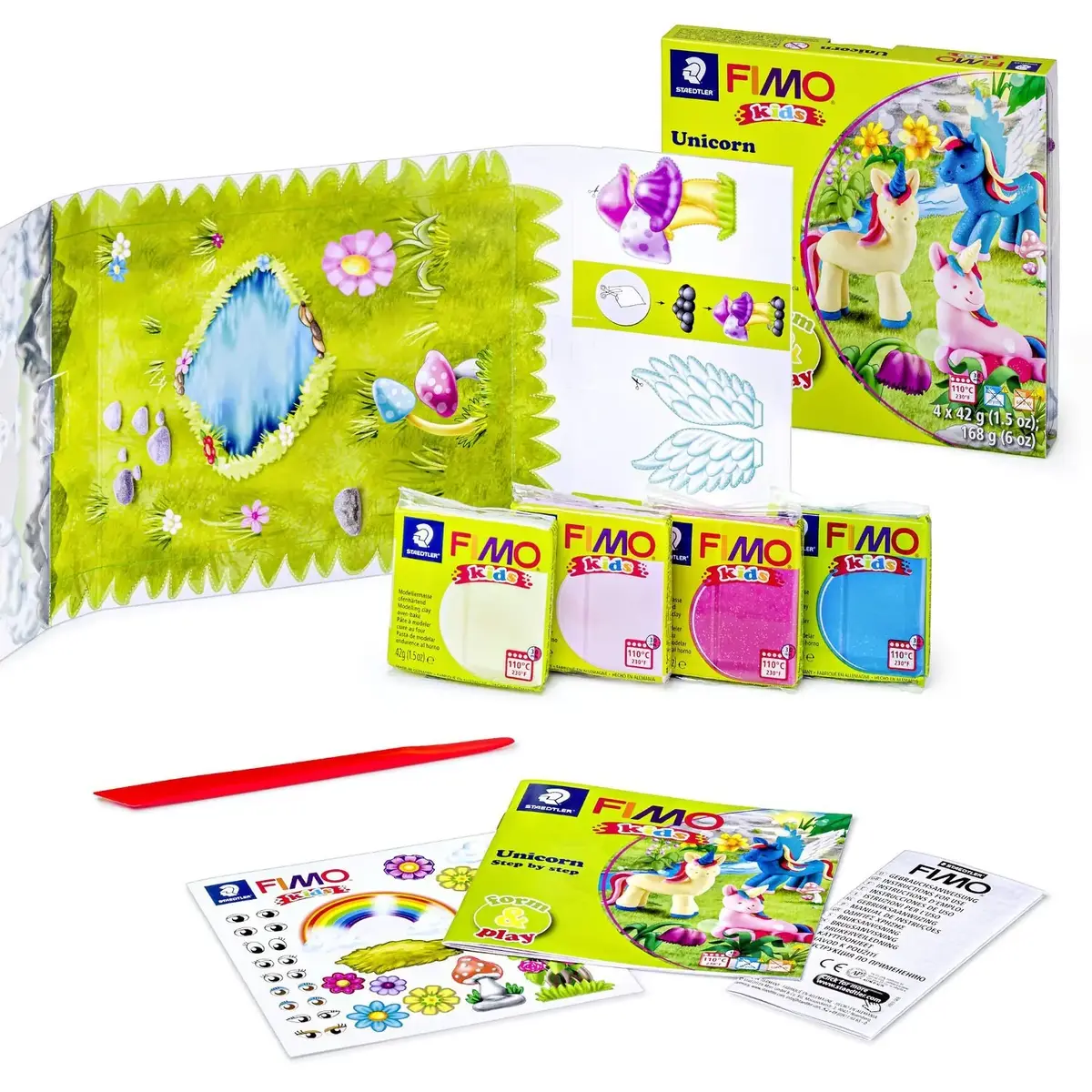 Набор полимерной глины Staedtler FIMO kids 8034 Form&Play Photo 2