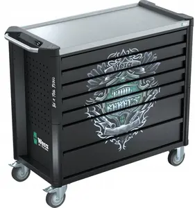 Wera Tool Rebel XXL 2 Stainless Steel Tool Trolley with 202 Tools
