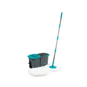 Beldray LA00000006UFEU7 Anti-Bac Dual Compartment Spin Mop with Refill Head