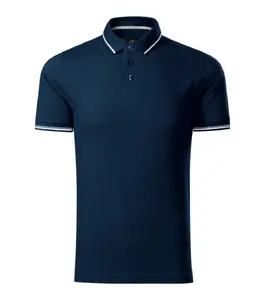 Мужская футболка поло MALFINI Perfection Plain 251, темно-синяя