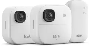 Amazon Blink Outdoor 2K+ Wireless Security Camera System, 2 Cameras, White