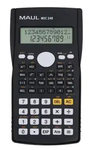 Maul MSC 240 Desktop Calculator, 12-Digit Display, Black