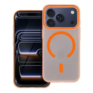 Чехол OEM для iPhone 16e (SE4 2025) / 17e, совместимый с MagSafe, оранжевый