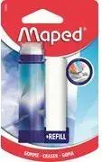 Maped Arctic Eraser with Refill, Lipstick-Style Twist Mechanism