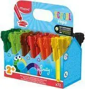 Трехгранный цветной карандаш Maped Color'PEPS INFINITY, 100% грифель, увеличенный ресурс