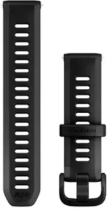 Garmin Quick Release 20mm silikona pulksteņa siksniņa priekš Forerunner 70, melna