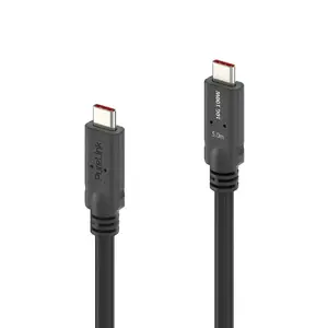 PureLink PI6500-050 USB-C to USB-C Cable, USB 3.2 Gen 1, 10 Gbit/s, 100W Power Delivery, 5m, Black