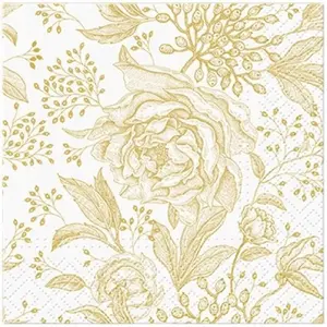 Paw Decor Collection Rose Peonies Paper Napkins 33x33 cm