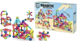 Магнитный конструктор Adar 3D, 128 деталей