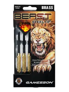 TACTIC Bex Sport Catdart Darts Steel Beast 20gr šautriņas ar zelta dizainu un nerūsējošā tērauda uzgali