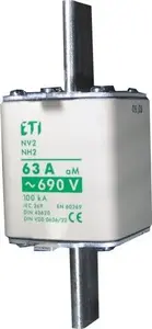 Eti-Polam KOMBI NH00 Fuse Link 100A aM 690V