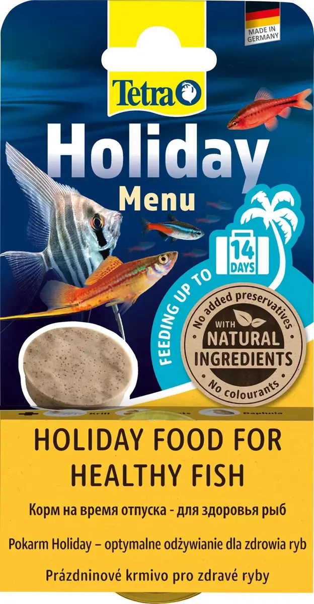 Tetra Holiday Menu barība dekoratīvajām zivīm