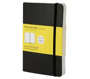 Moleskine Classic piezīmju grāmatiņa, 192 lapas, melna