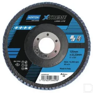 Norton Clipper X-Treme R860 Flap Disc 125mm P40